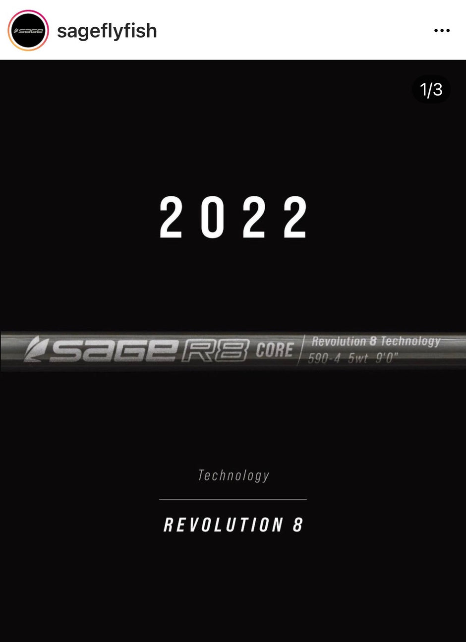 Sage R8 Core Fly Rods Announced - New for 2022!