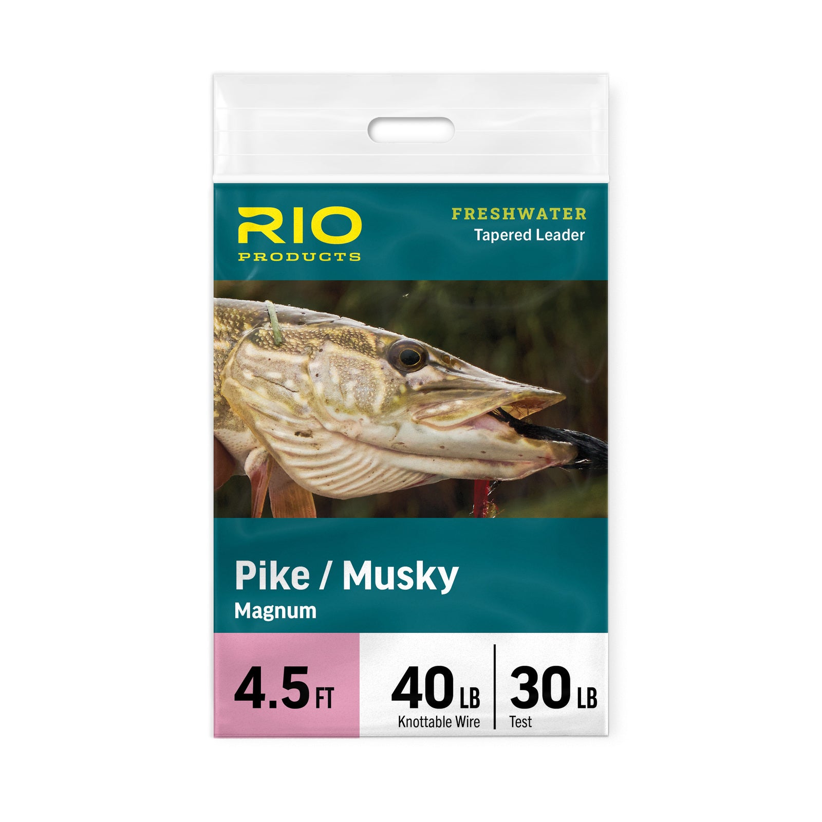 RIO Pike/Musky & Golden Dorado Leaders - New Wire and Fluoro Leaders for Toothy Predators