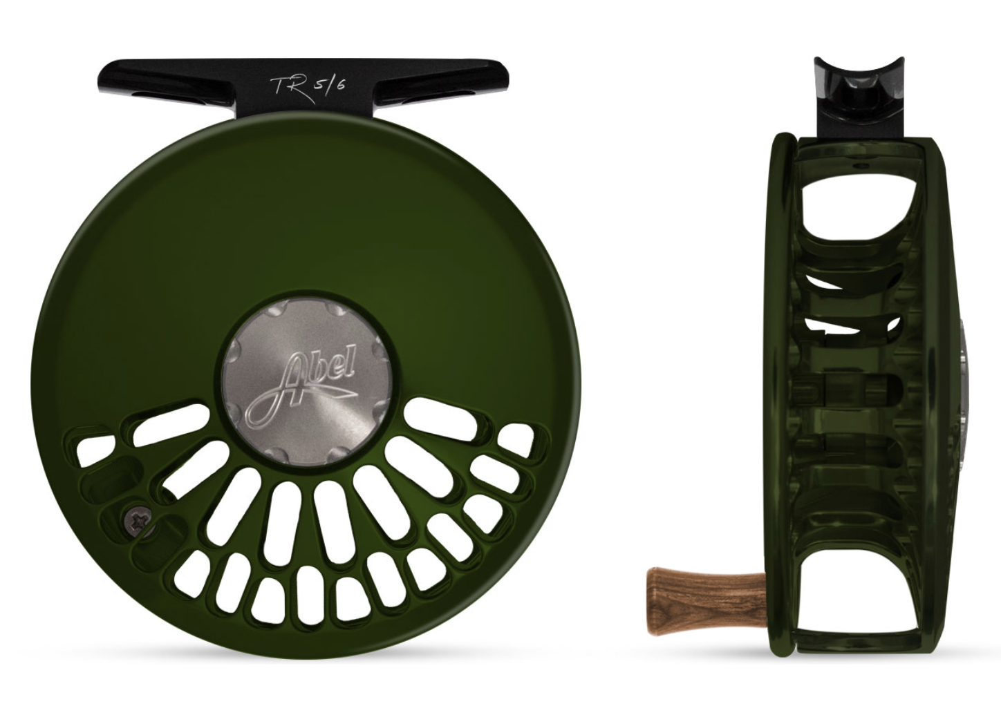 Abel TR "Deep Green" Fly Reel in 5/6wt - In Stock! Great match with Winston rods