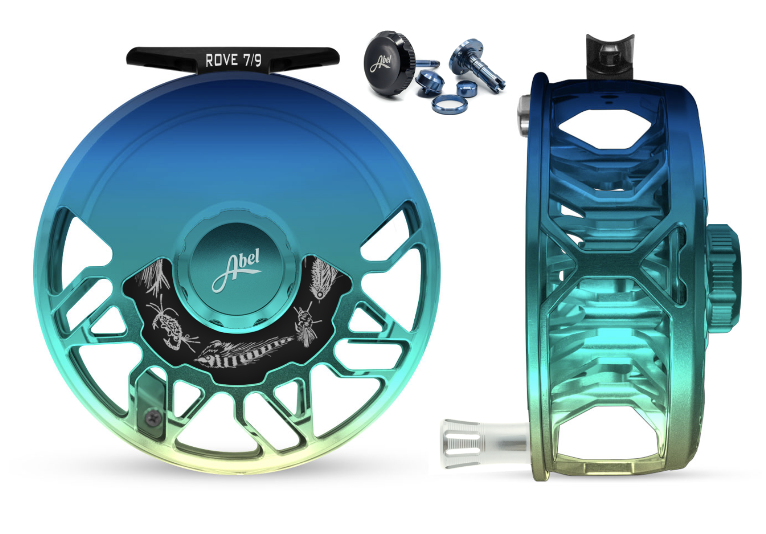 abel 1 fly reel Abel ROVE Titanium 7/9 Flats Fade