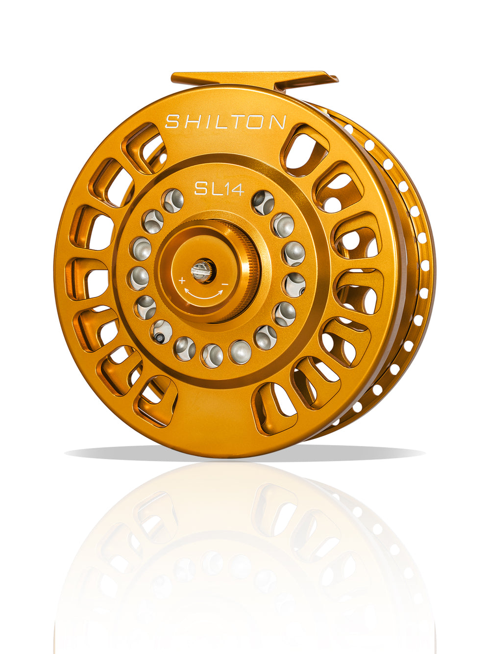 Shilton SL14 Reel (14-16wt) in Golden Orange – Salt Fly Pro