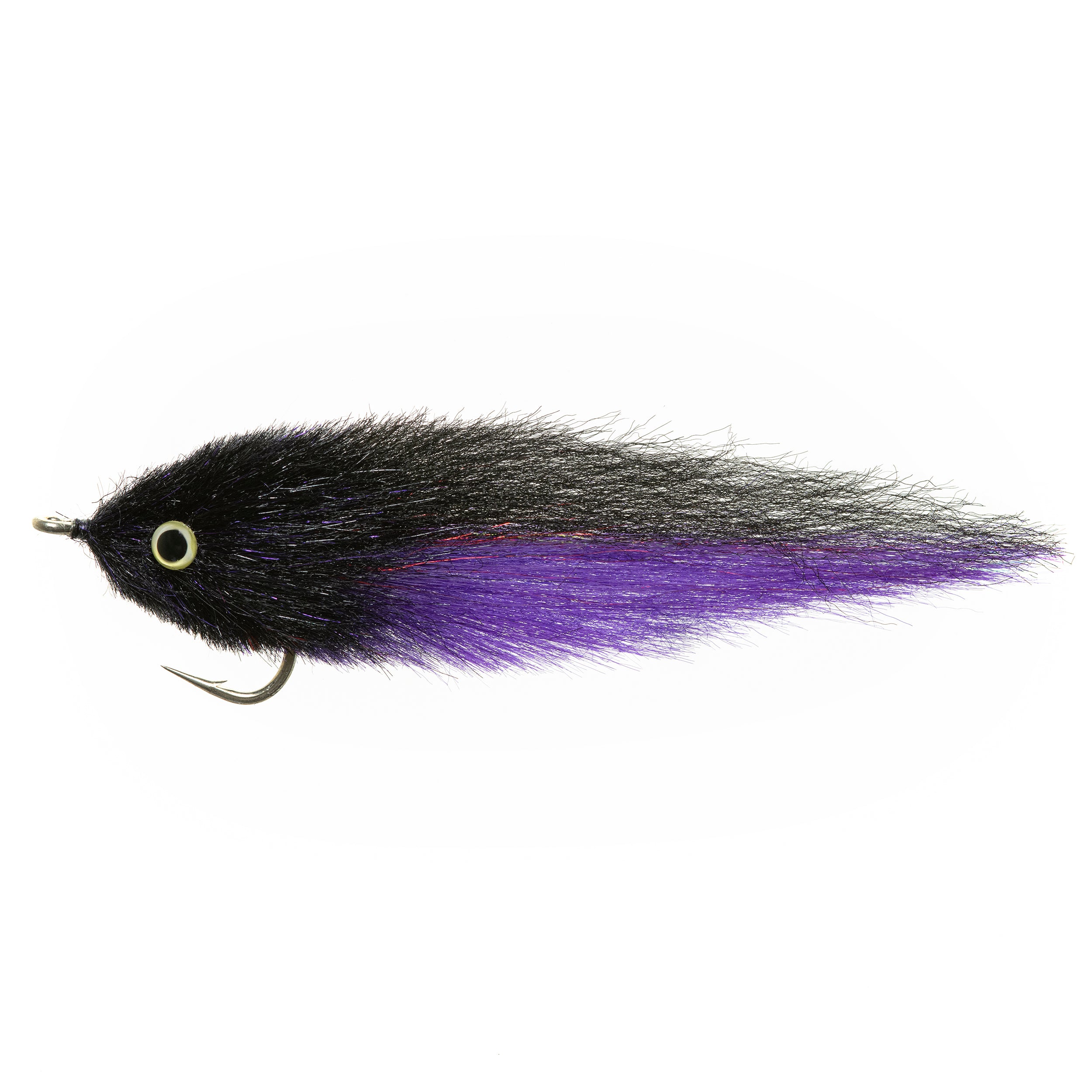 black fly fishing lures EP GT's Black & Purple #8/0