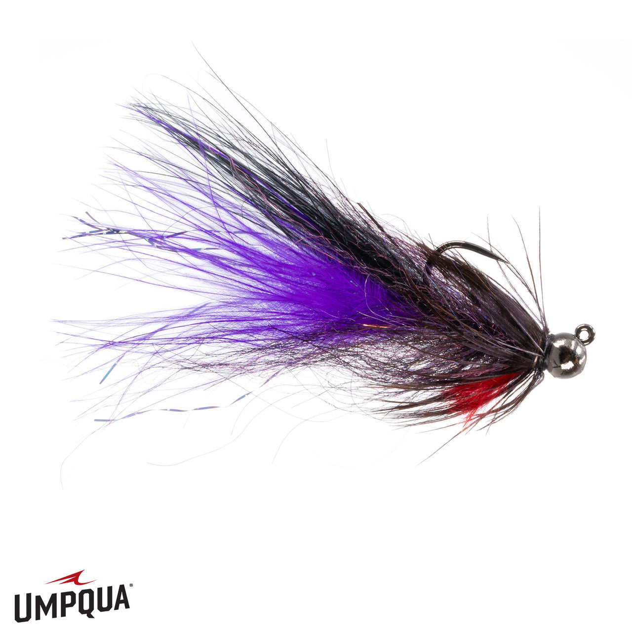 black bird fishing lure Umpqua Gamebird #8 in Black/Purple