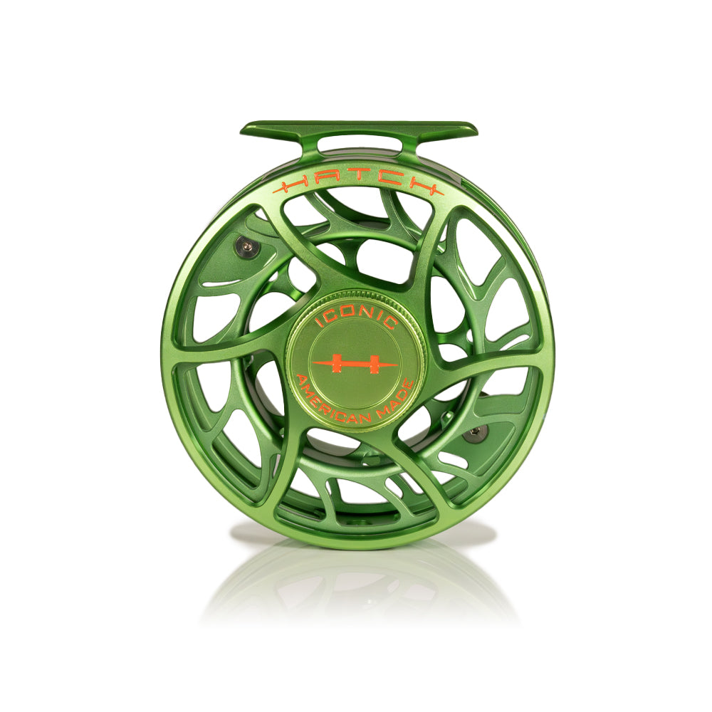 Hatch Iconic 7 Plus "Martian Green" Special Limited Edition Fly Reels - NEW!