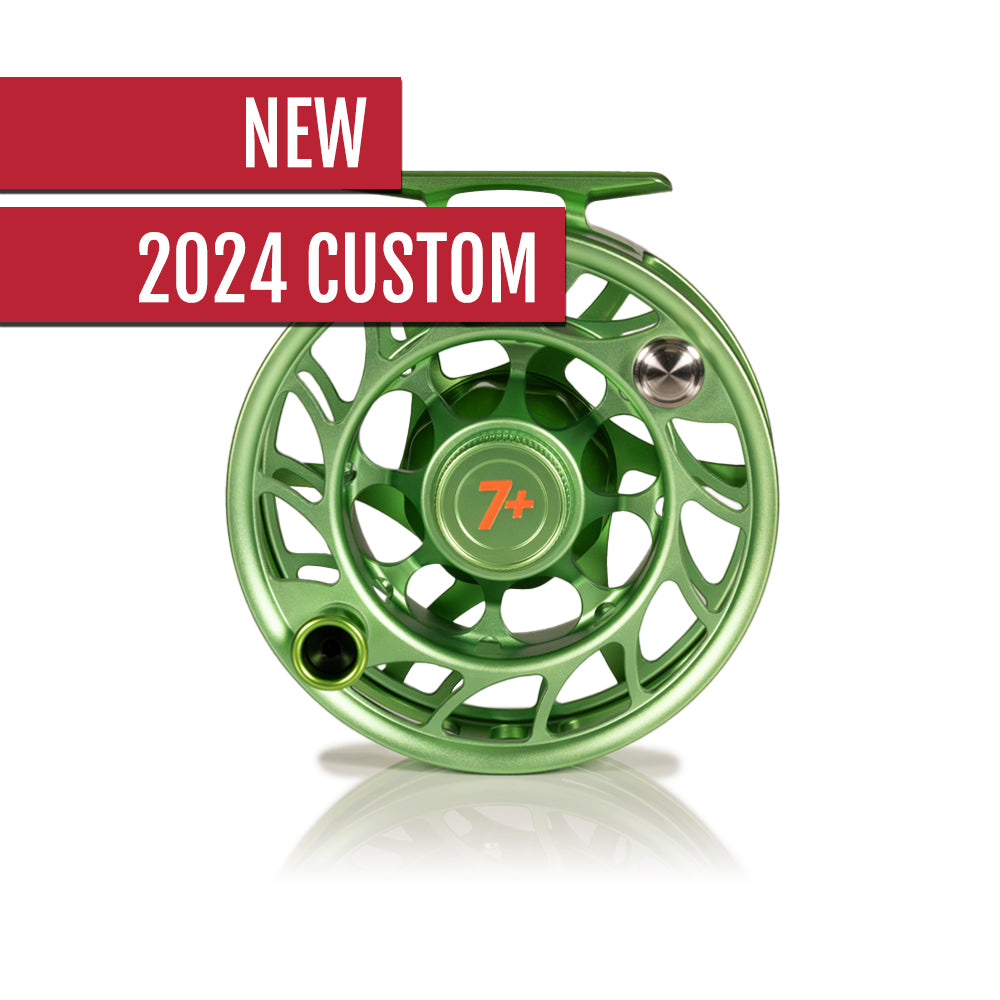 Hatch Iconic 7 Plus "Martian Green" Special Limited Edition Fly Reels - NEW!