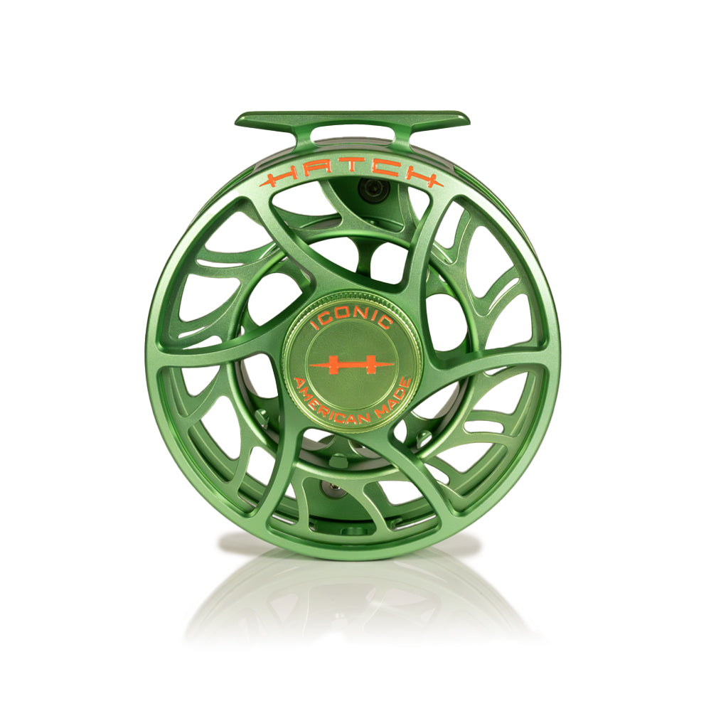 Hatch Iconic 9 Plus "Martian Green" Special Limited Edition Fly Reels - NEW!