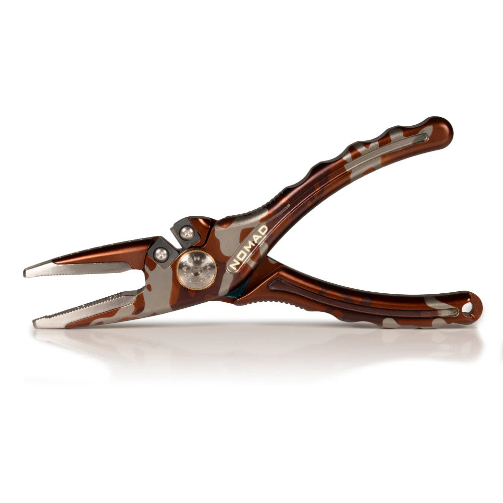 camo open face fishing pole Hatch Custom Camo Nomad Plier 2