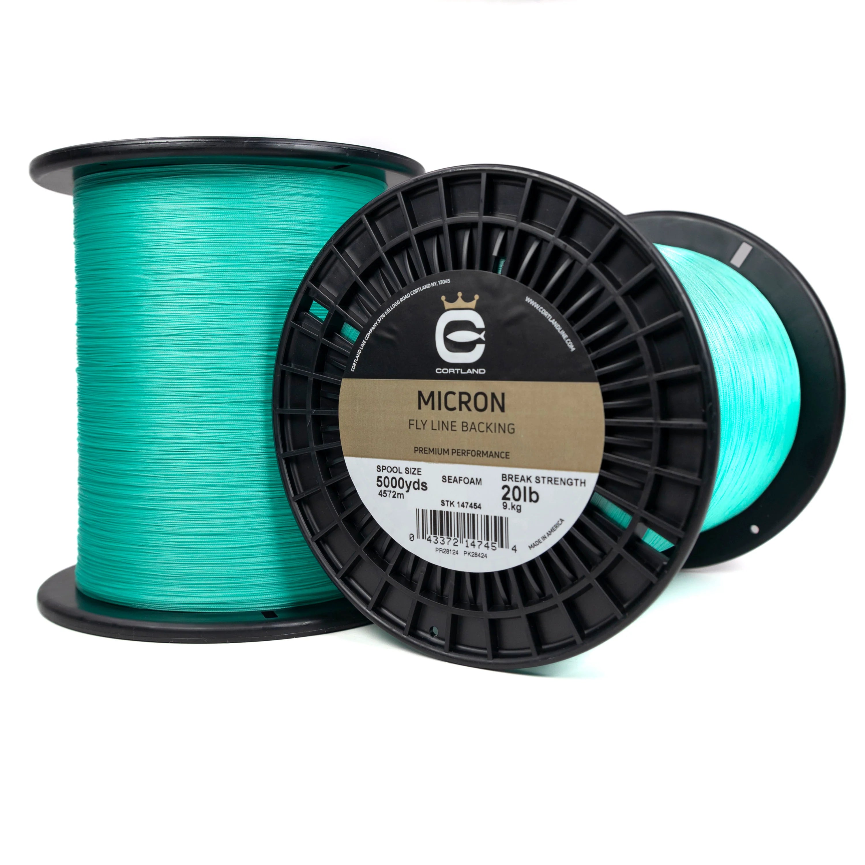 Cortland Micron Backing SEAFOAM 20lb