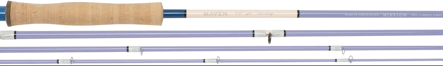 Maven Mission Fly Rods for Saltwater in "Nightshade" Violet Purple - NEW!