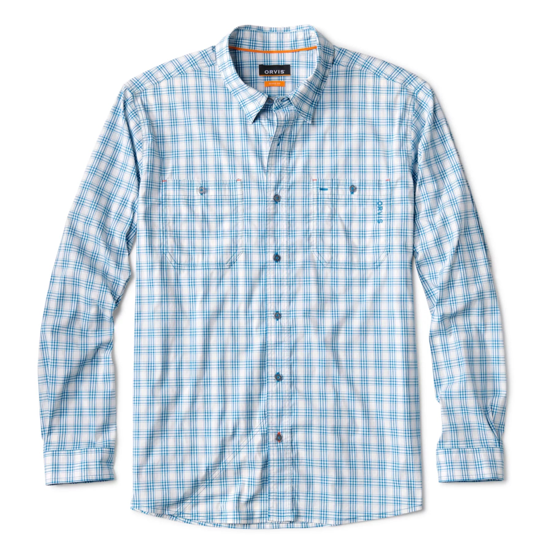 Orvis River Guide 2.0 Long-Sleeve Shirt in Pacific Blue Plaid – Salt Fly Pro Orvis River Guide 2.0 Long-Sleeve Shirt in Pacific Blue Plaid – Salt Fly Pro