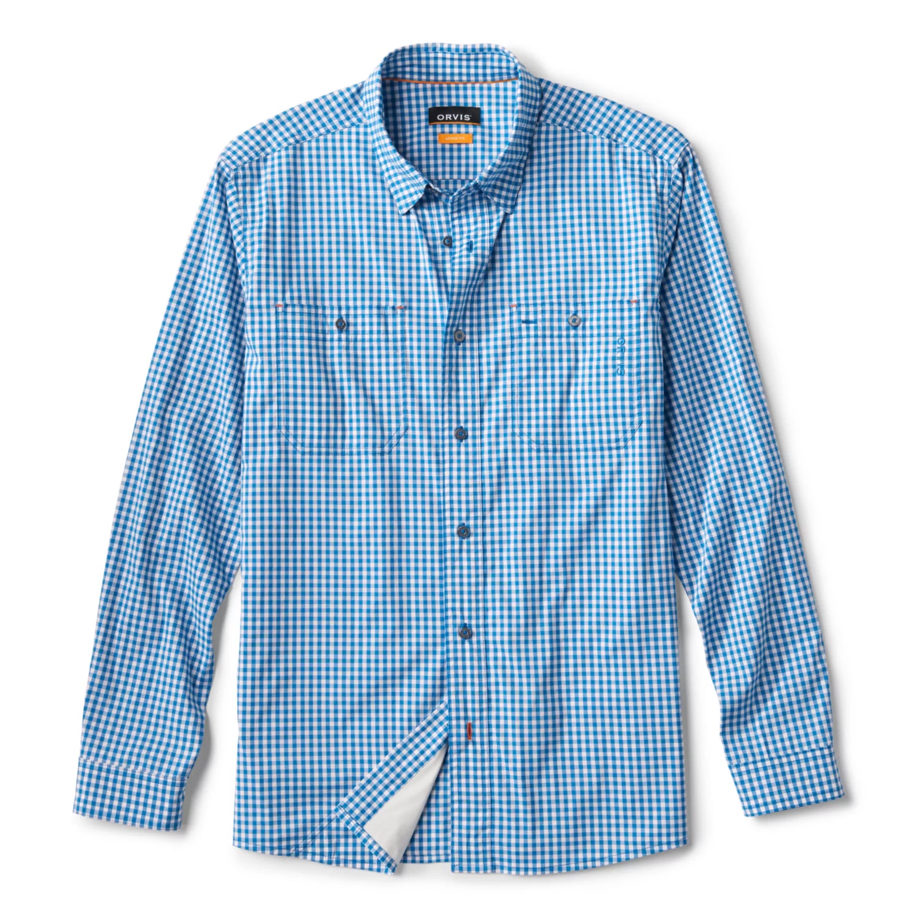 orvis dress shirts Orvis River Guide 2.0 Long-Sleeve Shirt in Pacific Blue