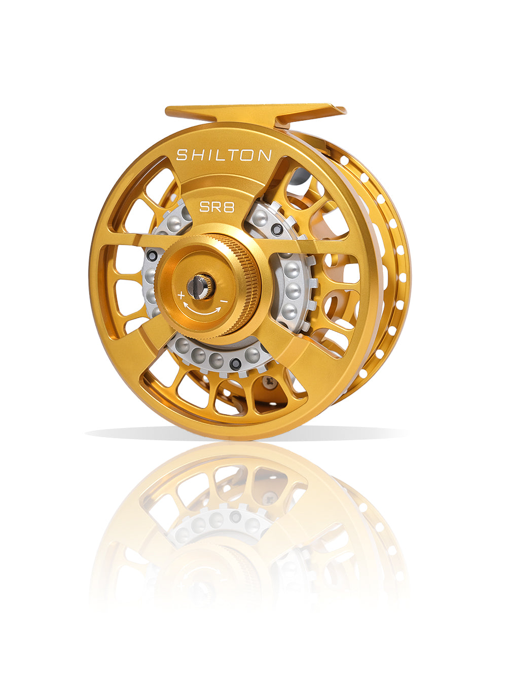 cheap gold fly reel Cheeky Spray Its large Shilton SR8 Reel in Gold