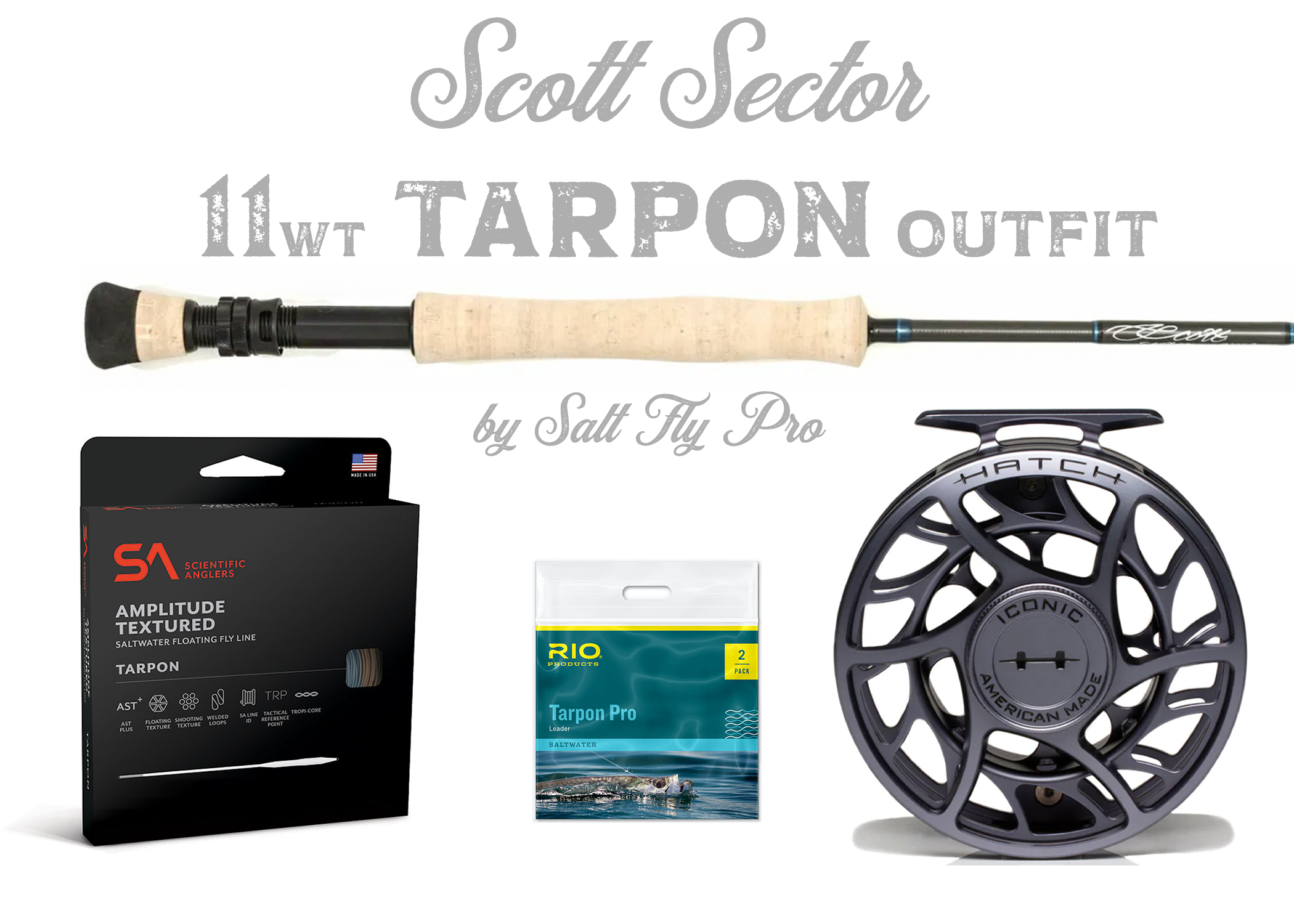 Scott Sector 11wt TARPON Combo Outfit - NEW!