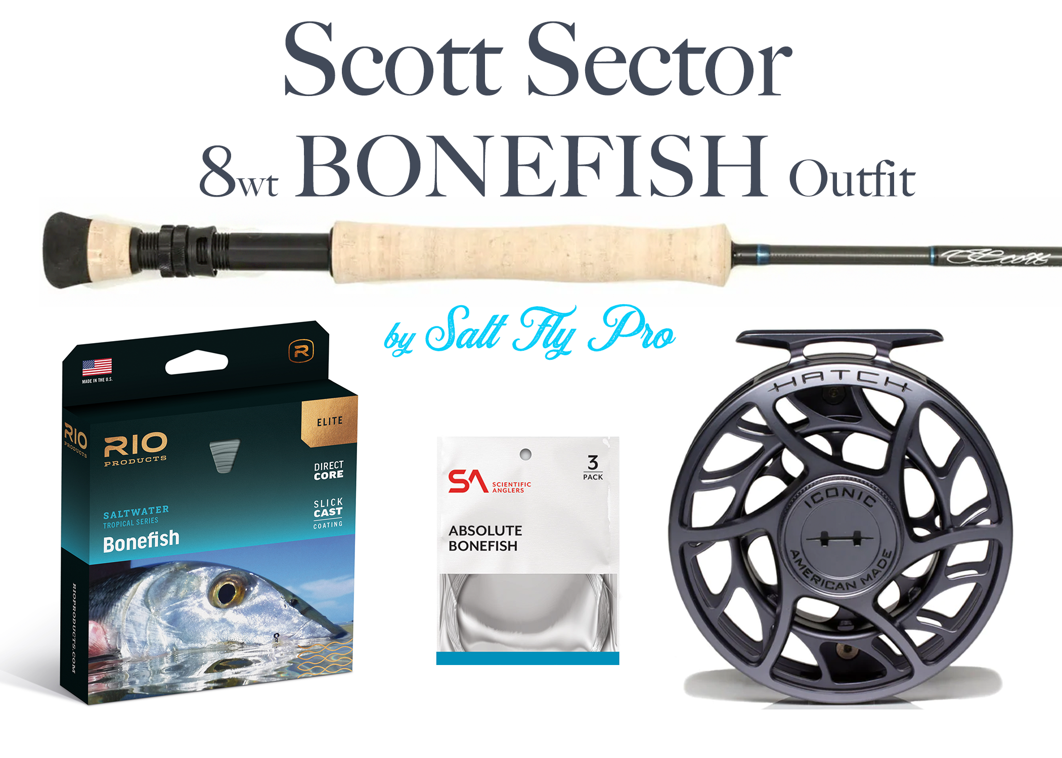 Scott Sector 8wt BONEFISH Outfit Combo - NEW!