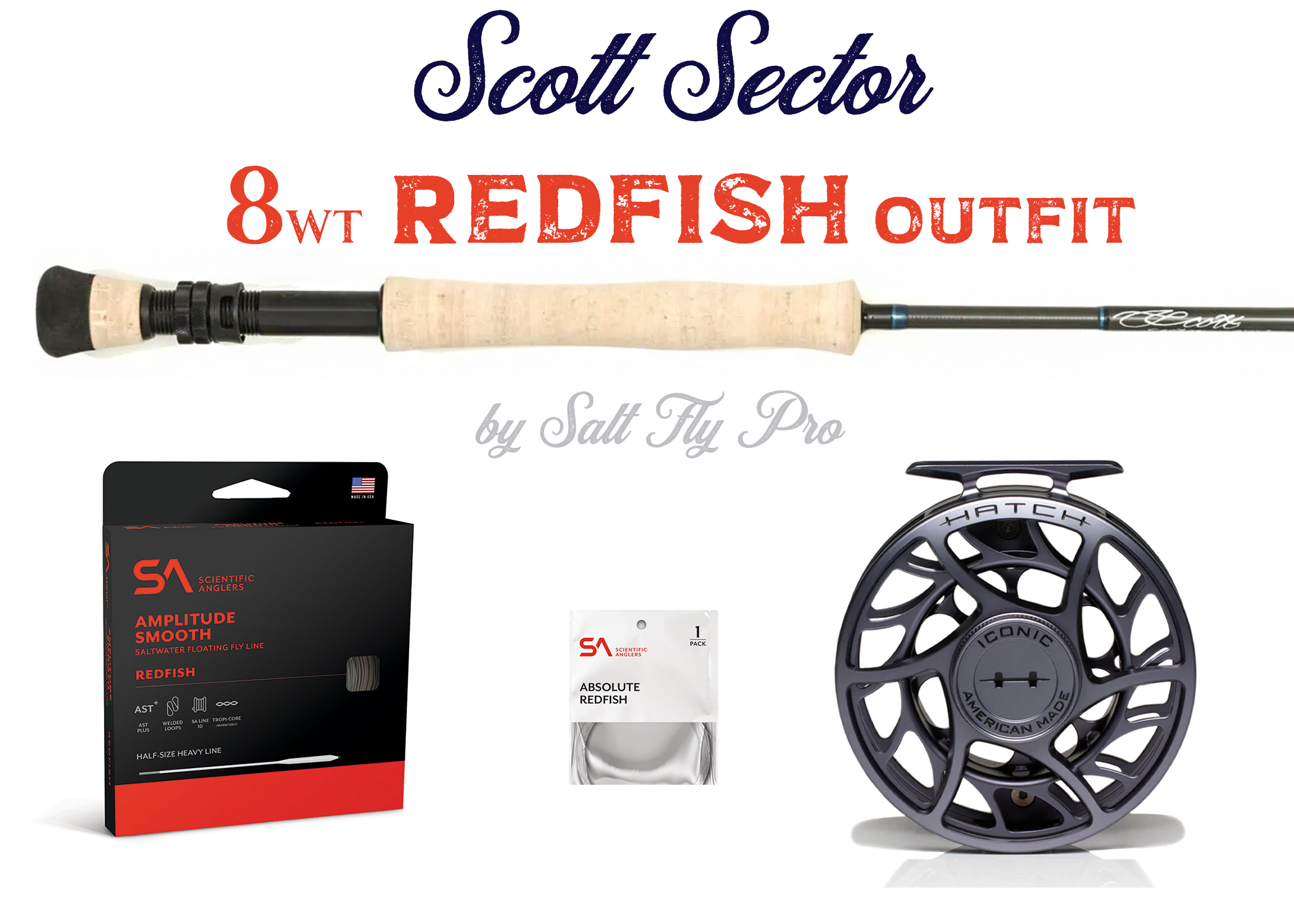 Scott Sector 8wt REDFISH Outfit Combo - NEW!