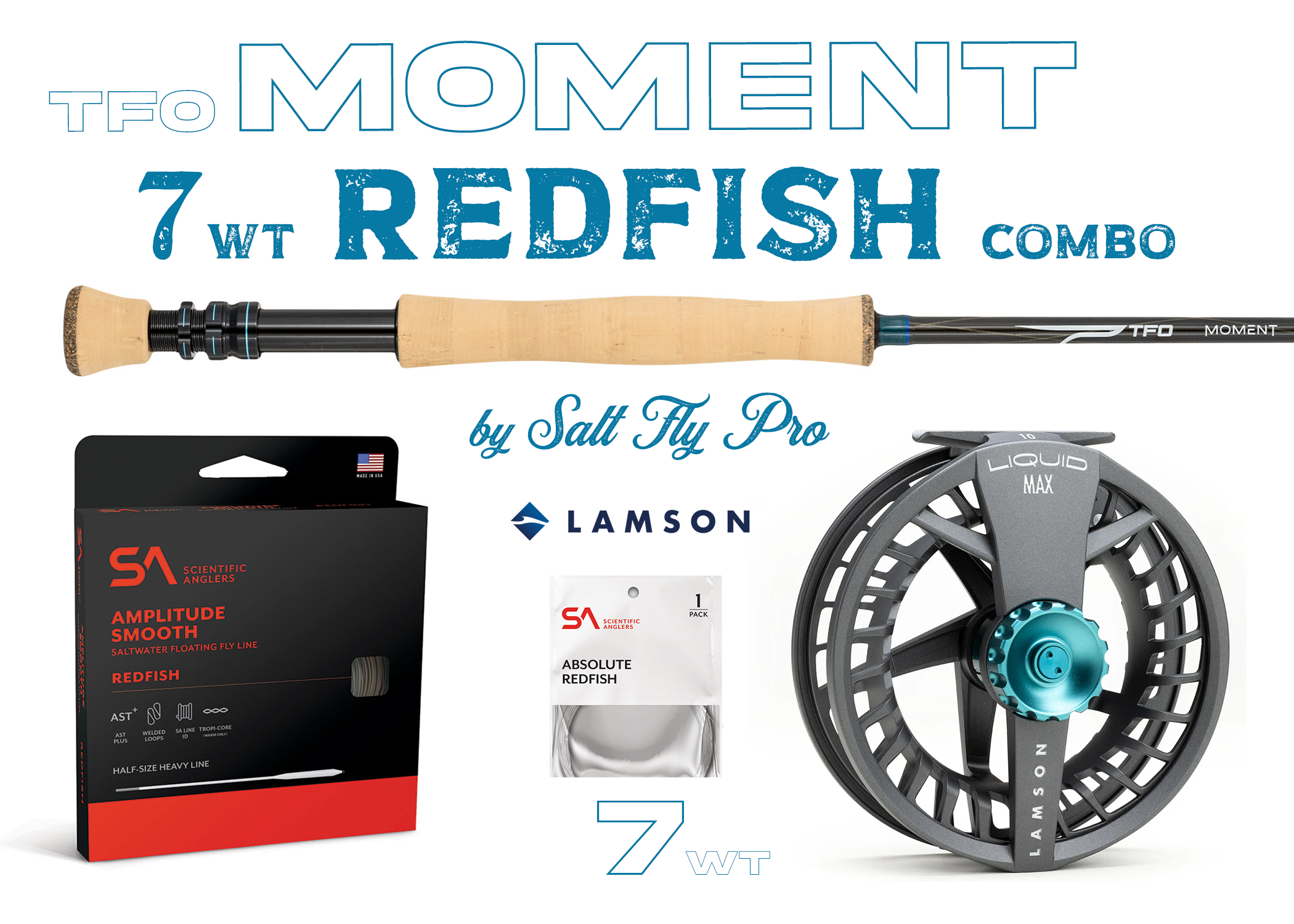 TFO Moment 7wt REDFISH Combo Fly Rod Outfit