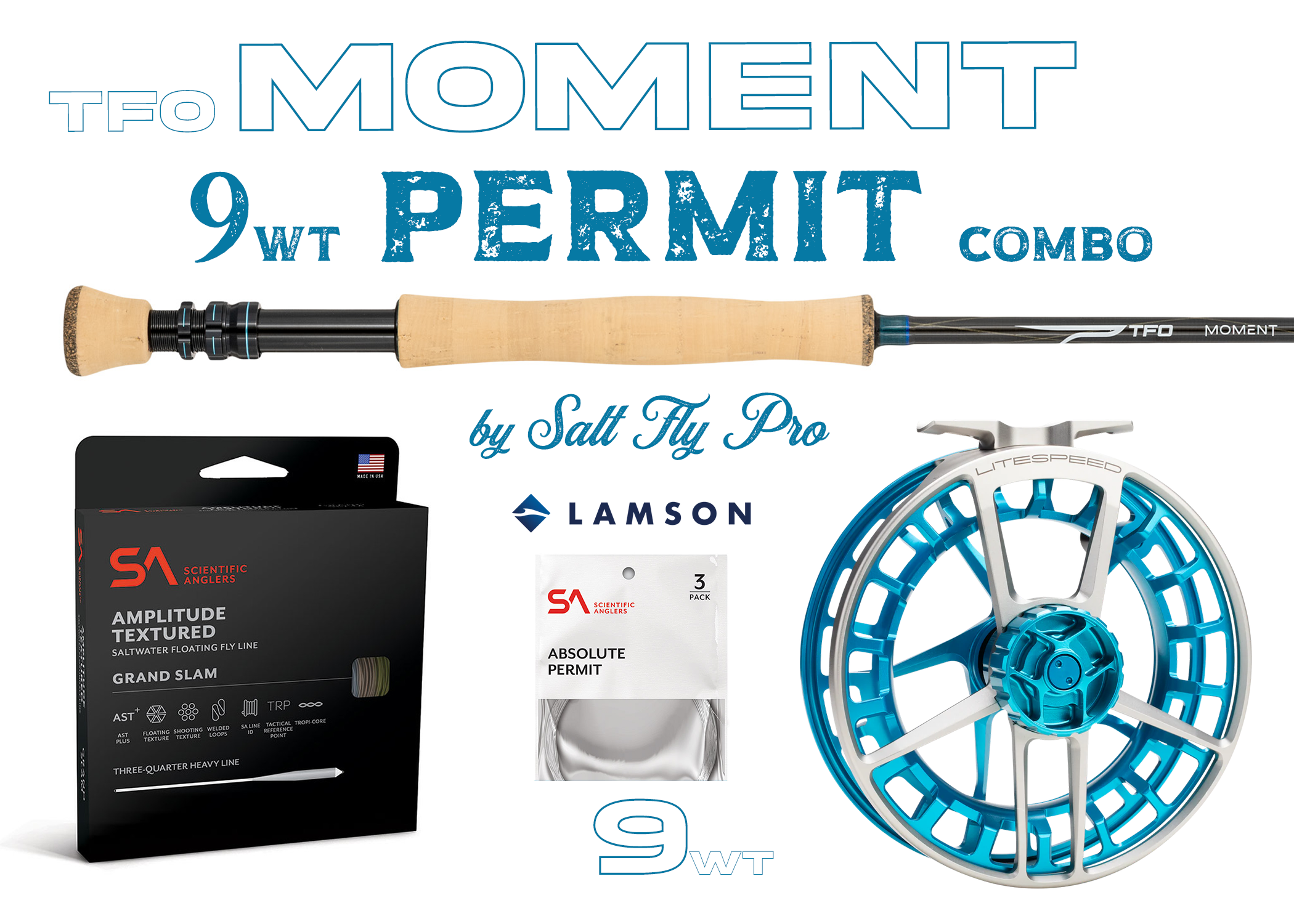 TFO Moment 9wt PERMIT Combo Fly Rod Outfit