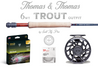 T&T Avantt II fly rod  6wt combo trout