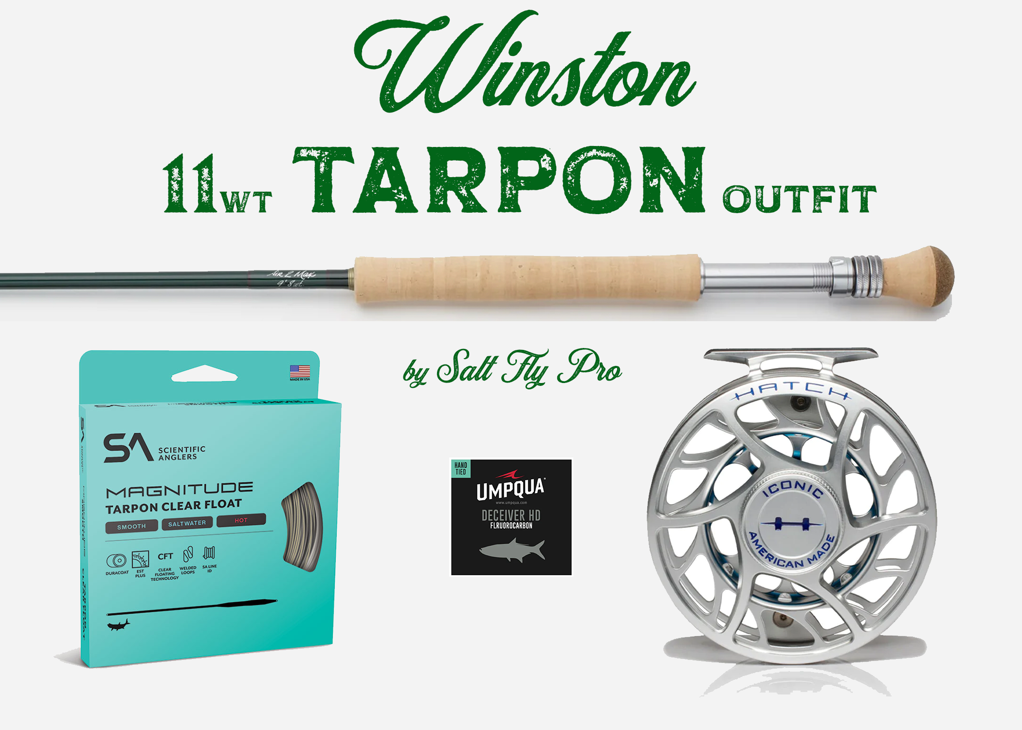 11wt fly reel Winston AIR 2 MAX 11wt TARPON Fly Rod Combo Outfit