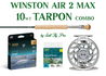 Winston AIR 2 MAX 10wt Light TARPON Fly Rod Combo Outfit - NEW!