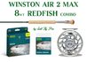 Winston Air 2 Max 8wt Redfish Fly Rod Combo