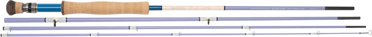 Maven Mission Fly Rods for Saltwater in "Nightshade" Violet Purple - NEW!