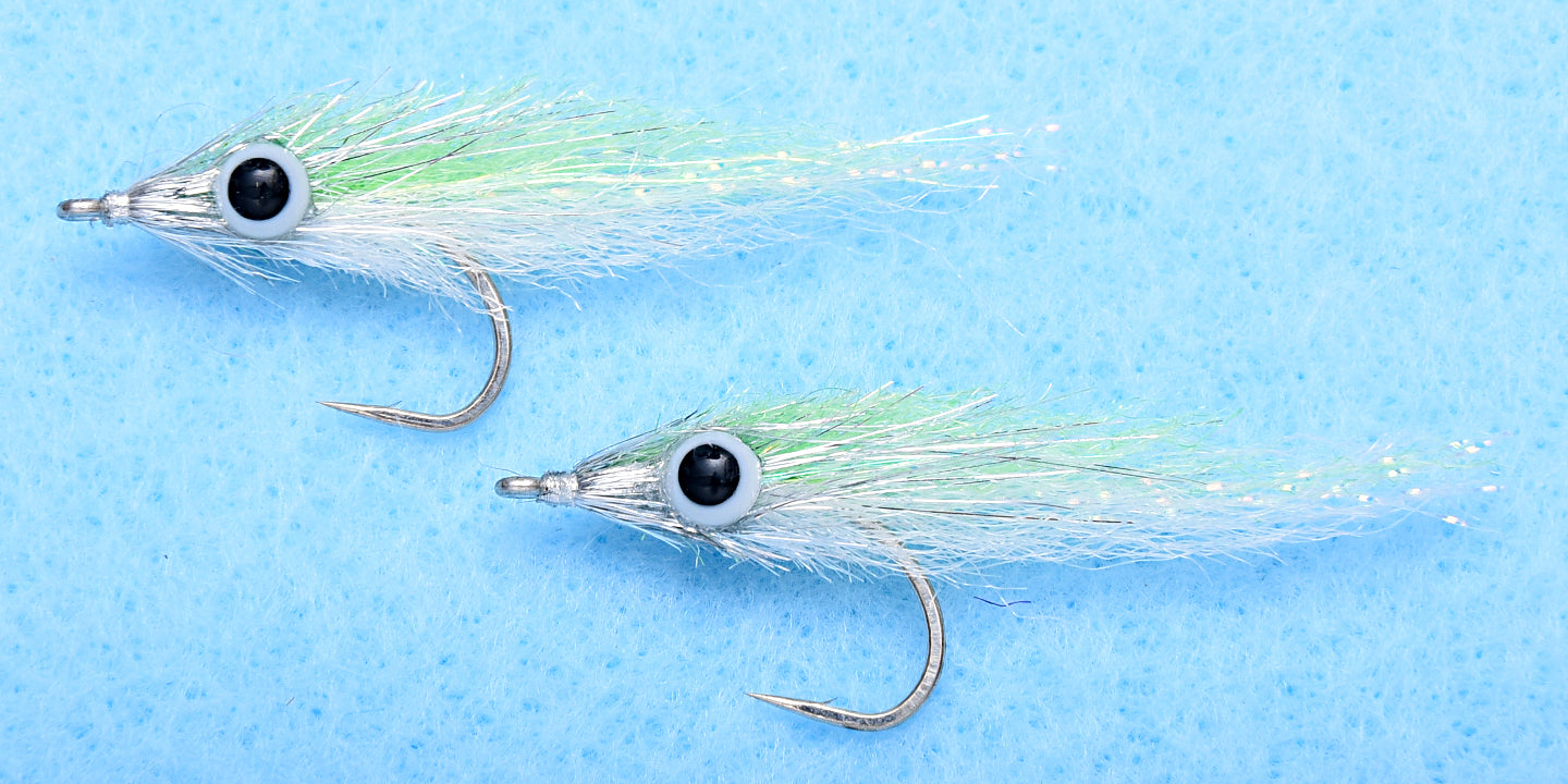 EP Micro Minnow Chartreuse #2 (2 flies per pack) by EP Flies