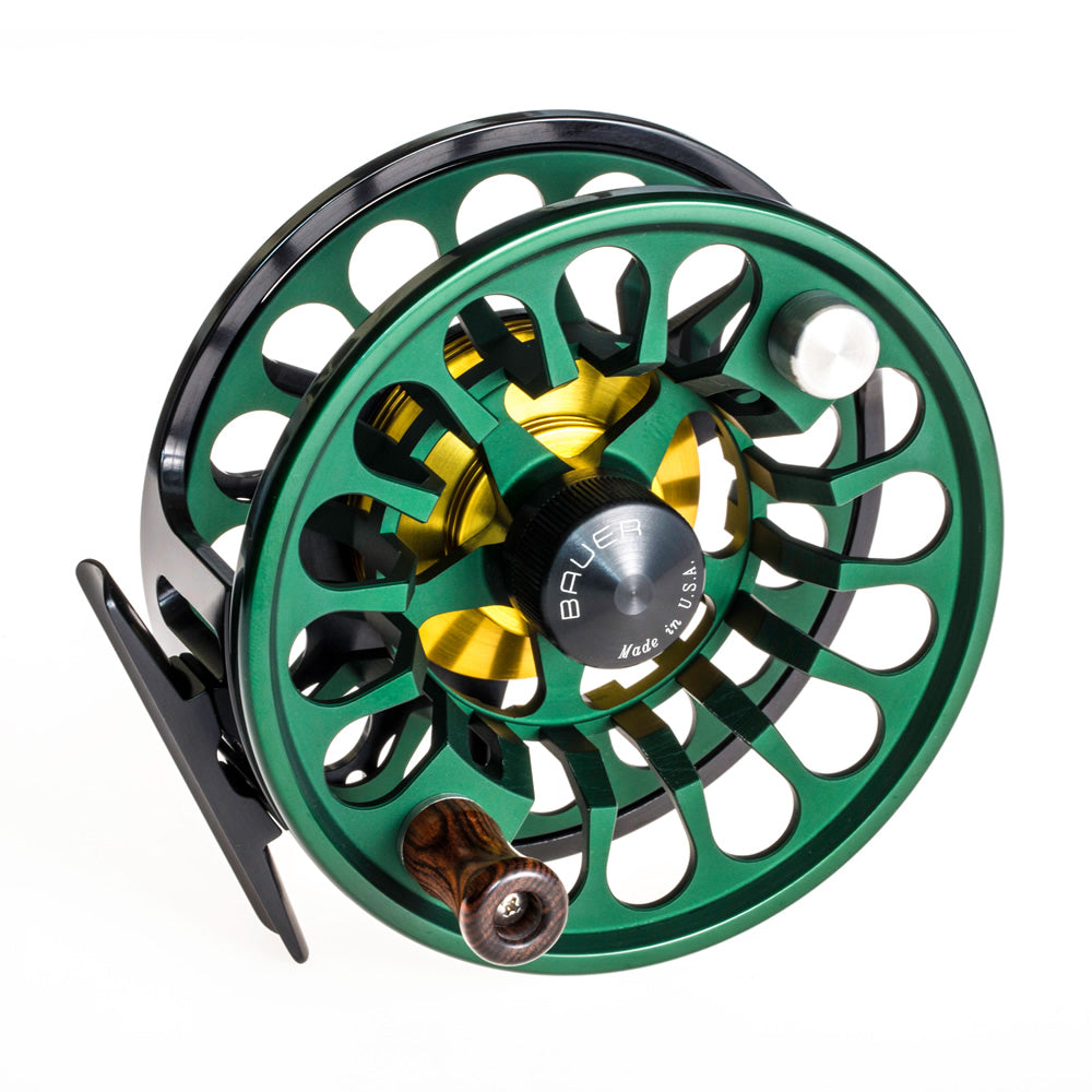 Bauer RX Saltwater Fly Reels (7-13wt) - Green