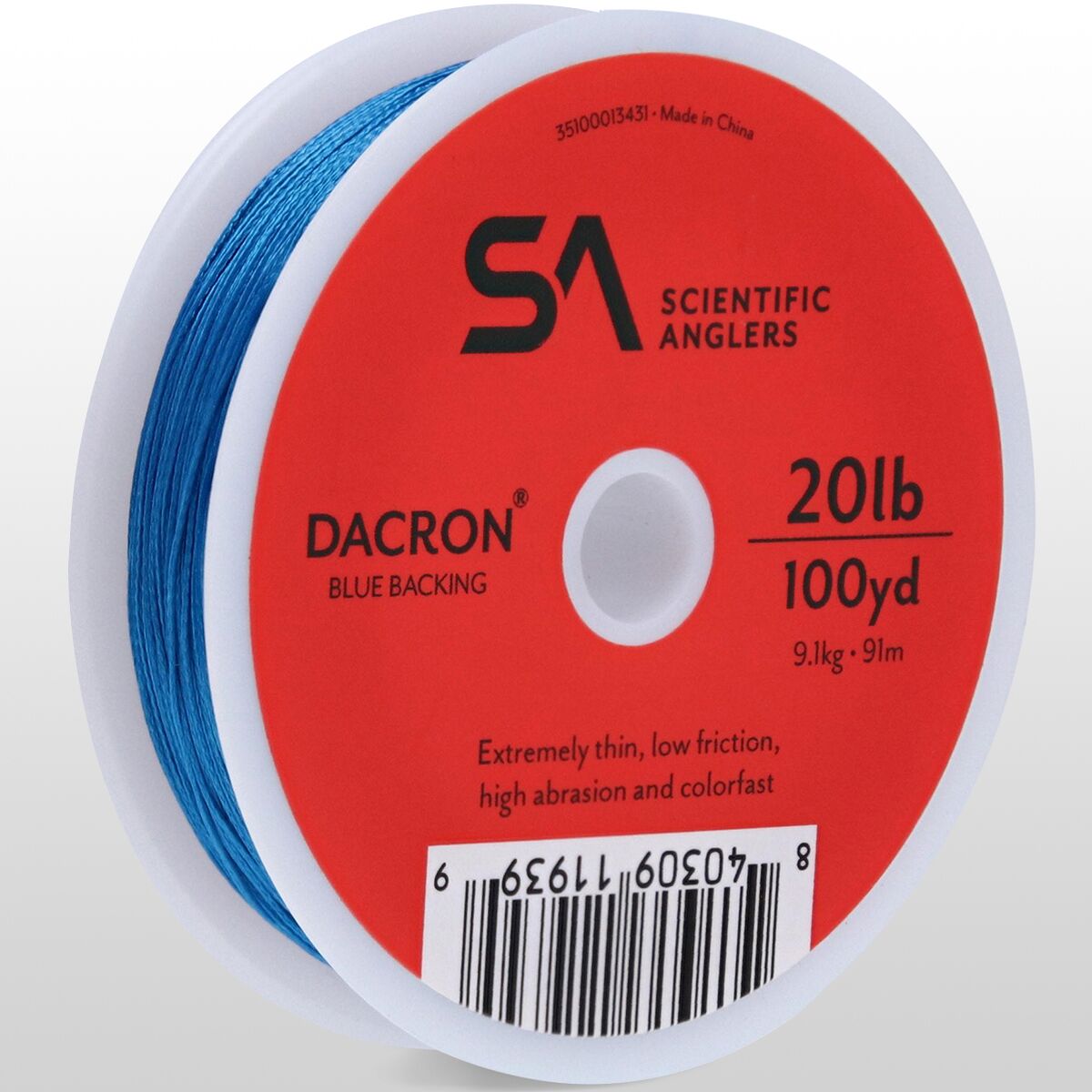 blue fly reel backing Dacron Line (FREE with Purchase) up guide Moonlit Fly Line Backing 30