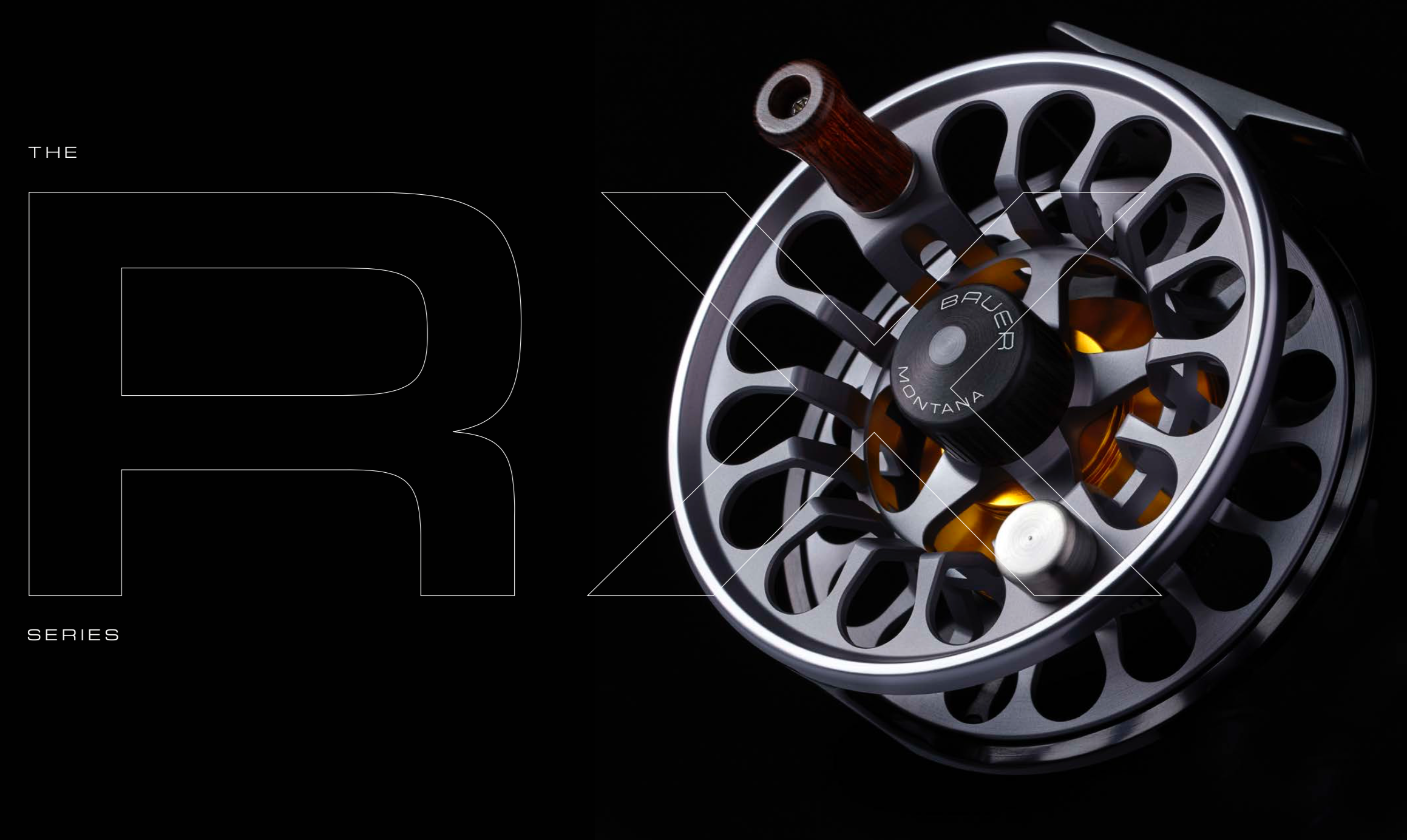 Bauer RX Saltwater Fly Reels (7-13wt) - Graphite/Charcoal