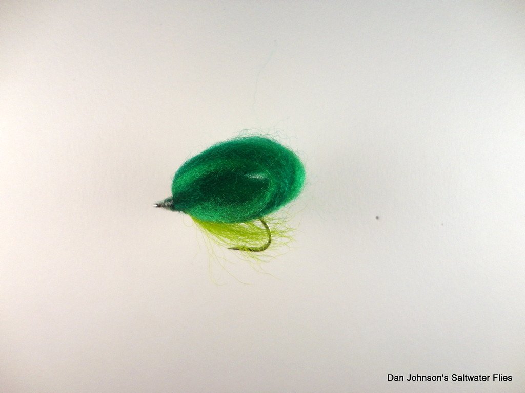 Arno's Milky Dream #4 - Green - Dan Johnson Custom Saltwater Flies