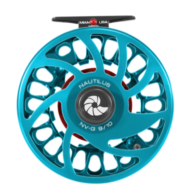 8 9 10 fly reel Nautilus NV-G Turquoise 8/9 Fly Reel – Salt Fly Pro