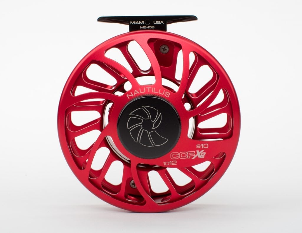 Nautilus CCF-X2 Fly Reels Red – Salt Fly Pro - Main Image