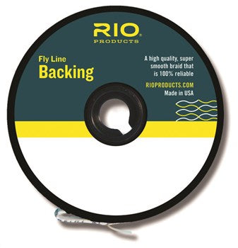 Double Color Fly Fishing Braided Backing Line 20lbs 50yards - Black/Yellow