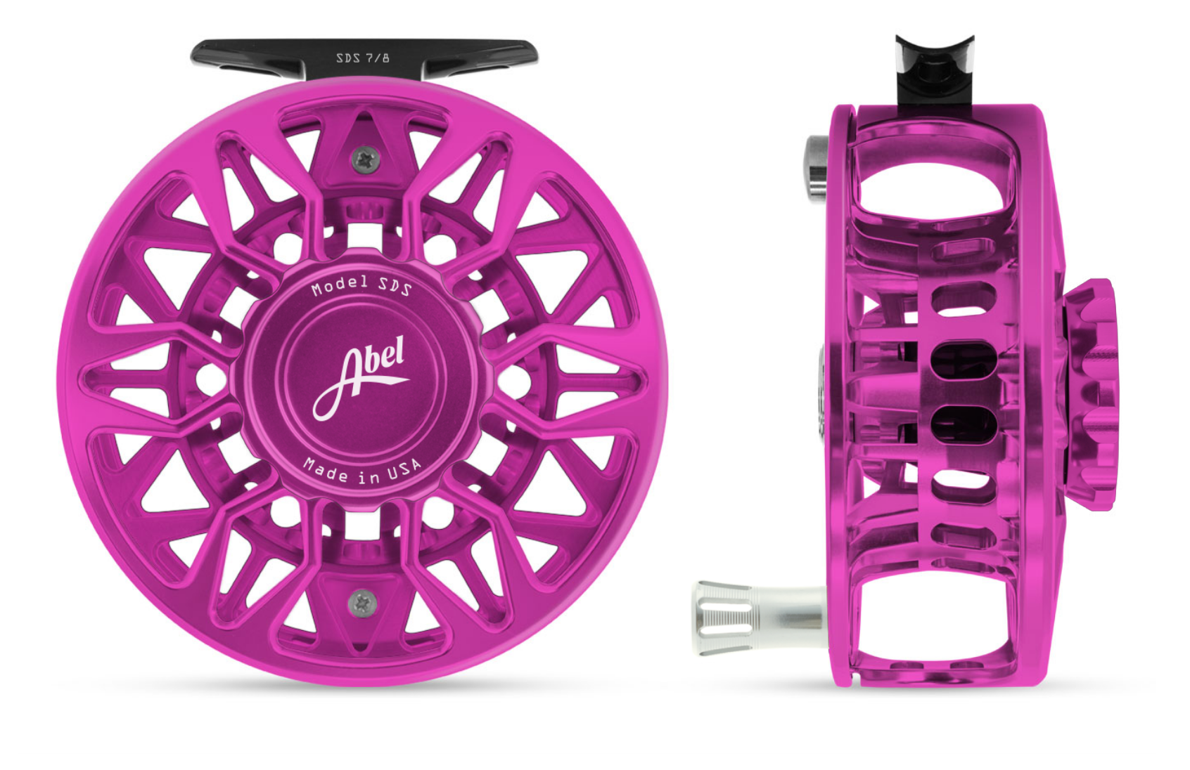 Abel SDS Pink Fly Reel – Salt Fly Pro - Main Image