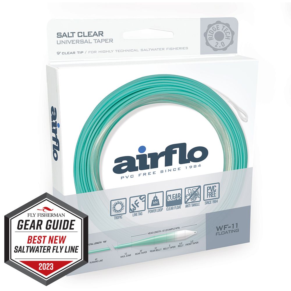 Airflo Flats Clear Tip Universal Taper Saltwater Floating Fly Line - S