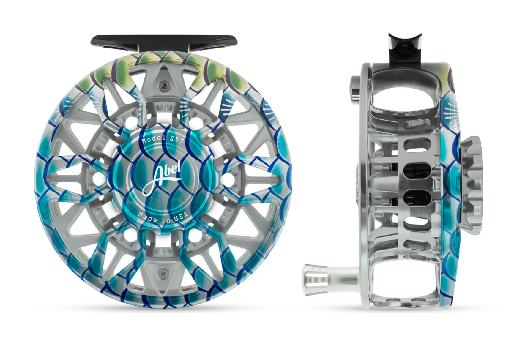 Abel SDS Ported Fly Reel In Fish Graphics 9/10 / Tarpon