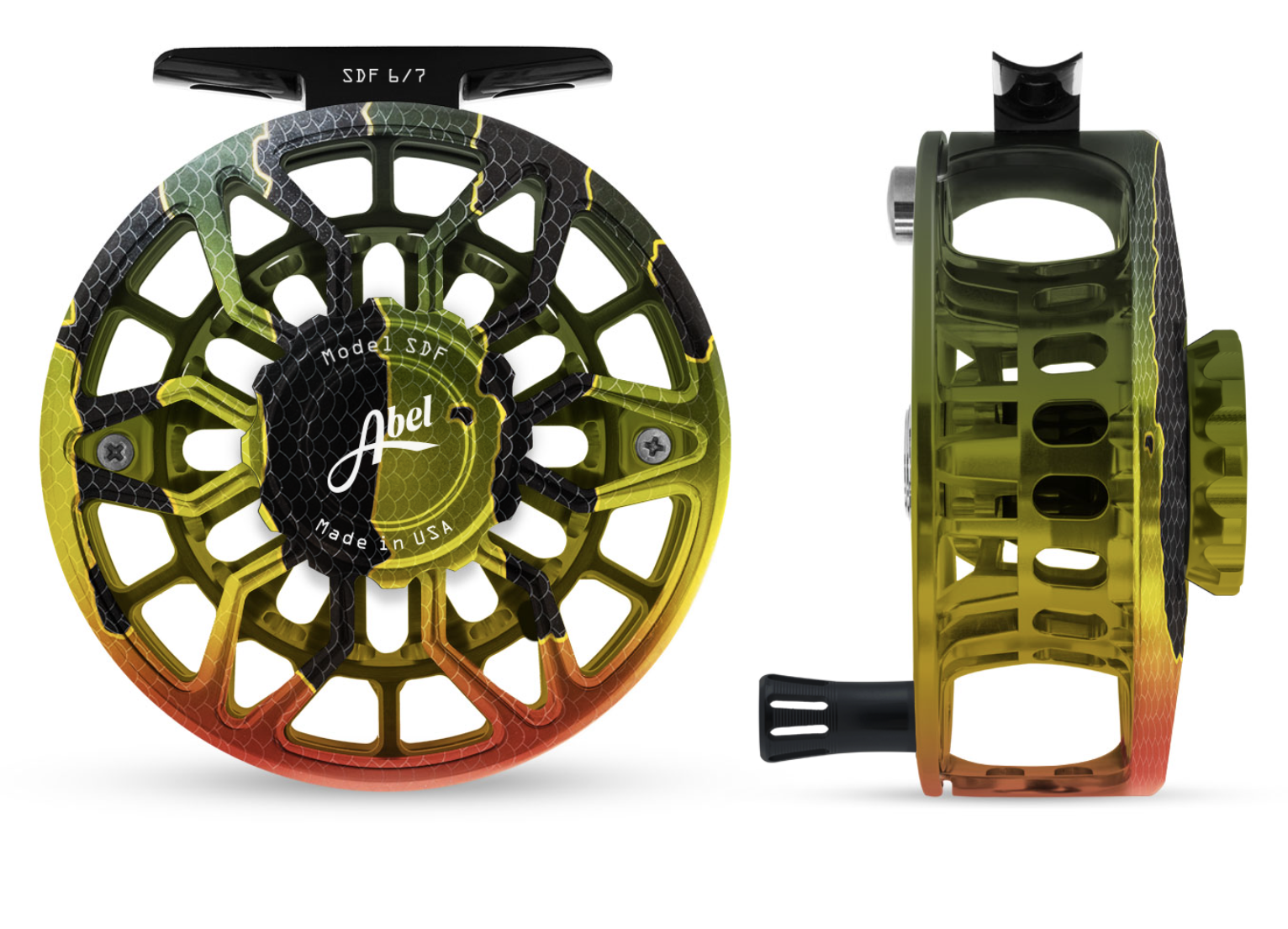 abel saltwater reels SDS 7/8 Ported- Redfish w/ Redfish Drag Knob & Ebony Handle (IN STOCK) Abel SDS Crafted for Chaos The SDS (Sealed Drag Salt) fly reel is ABELs absolute flagship for saltwater fishing Abel SDS Model 7/8 Ported