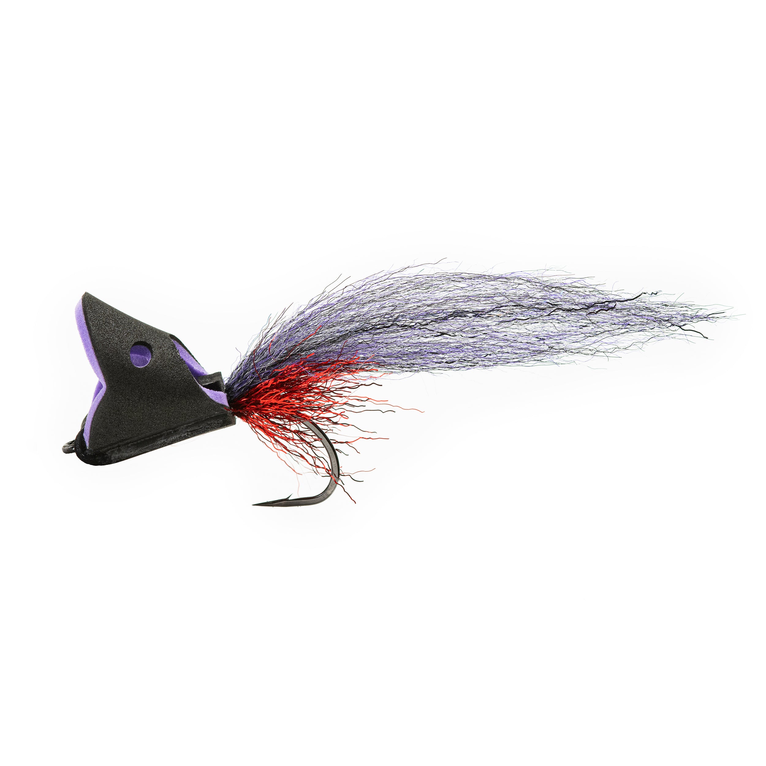 EP Hollow Popper Black/Purple #3/0 - New!