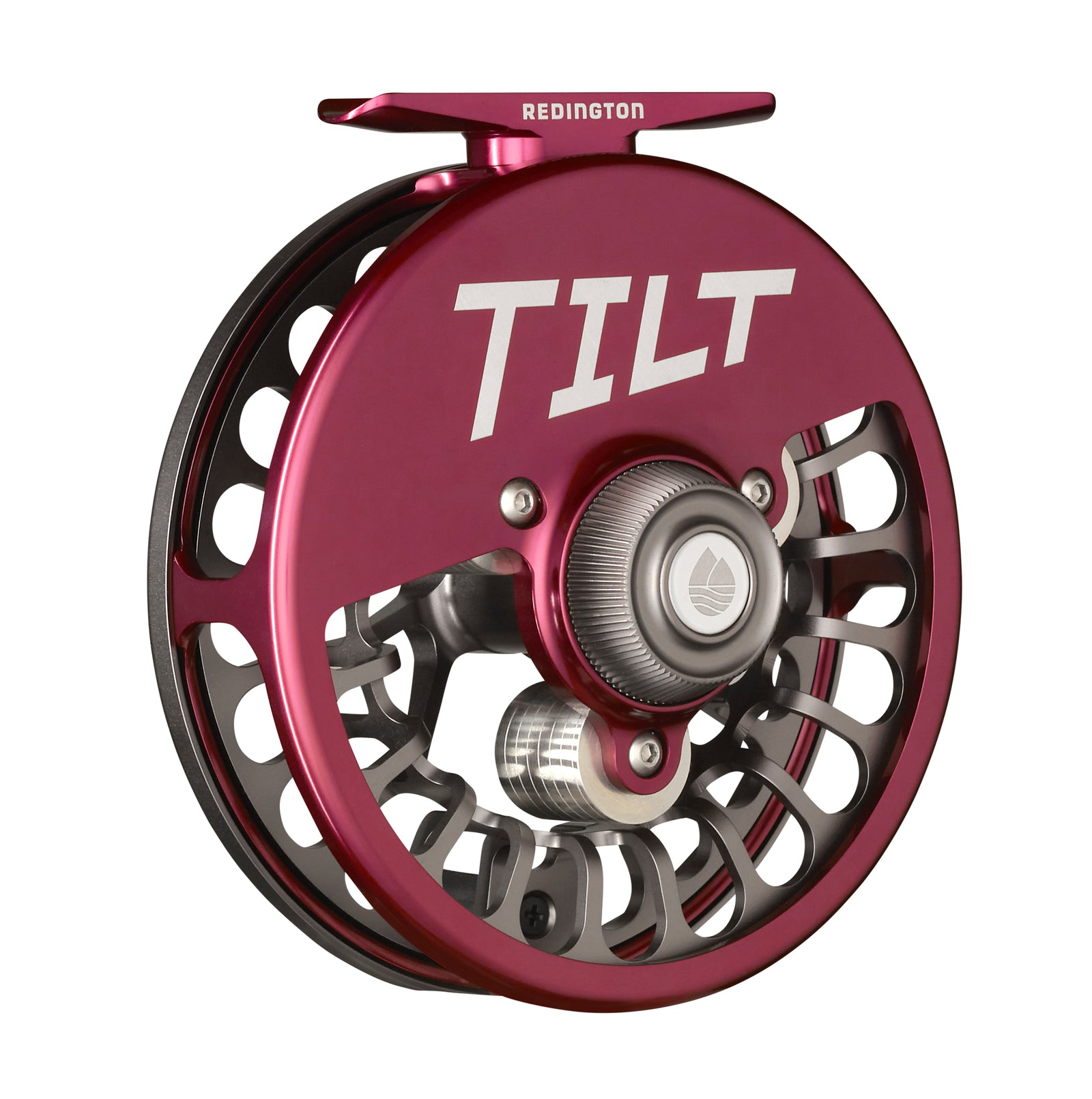 Redington TILT Reel Euro Nymph 2-5 ESN Fly Reel in Garnet Red & Gunmetal Gray