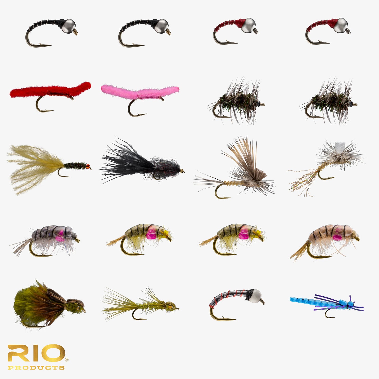 Stillwater/Lakes Fly Assortment Pack of 20 Flies