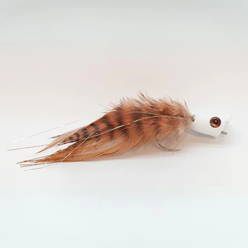 GT Popper Tan & White #8/0 - NEW!