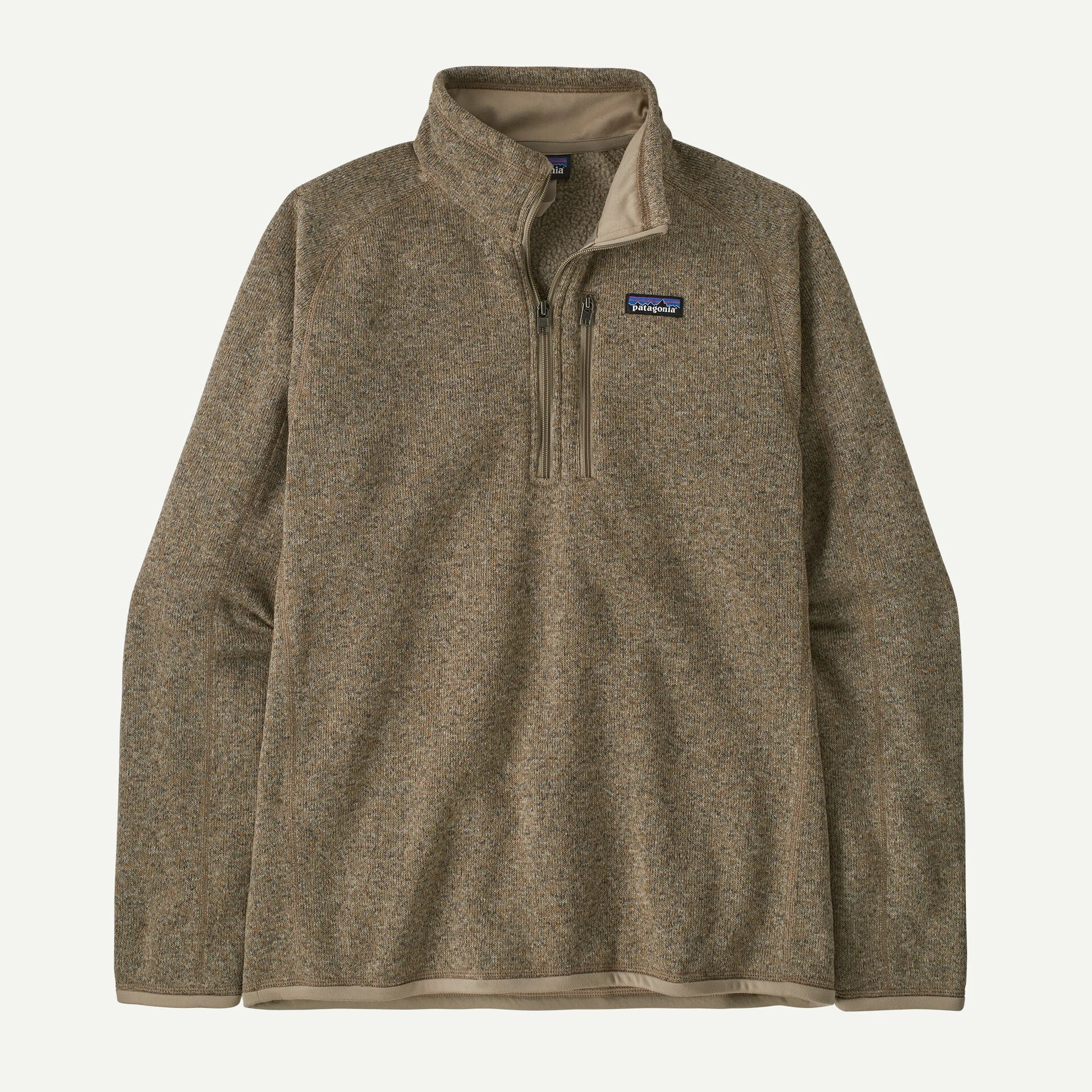 Patagonia Men's Better Sweater 1/4-Zip Fleece in Seabird Grey