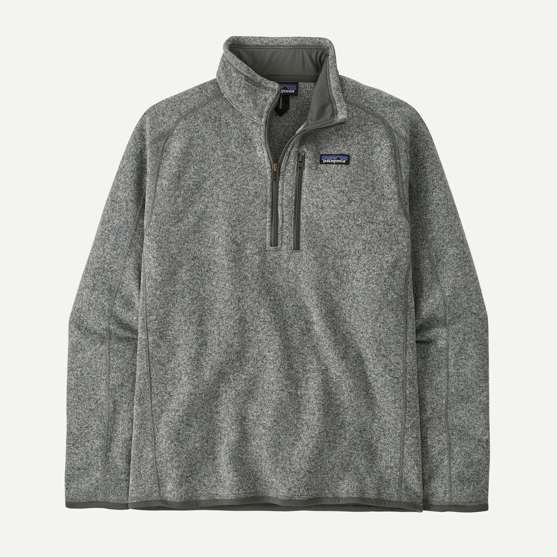 Patagonia Men's Better Sweater 1/4-Zip Fleece in Stonewash Grey
