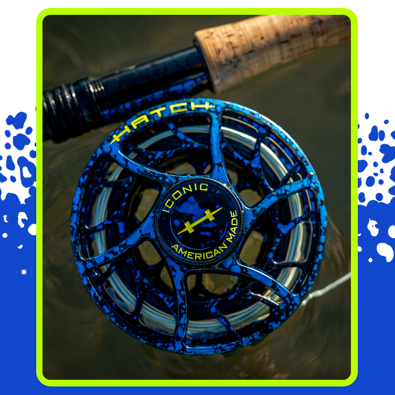 Hatch Iconic 7+ Plus Dark Matter Blue Reels - Special Limited Edition Color