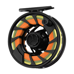 black fly reel with orange backing and green fly line Maxxon or promise regarding the suitability of this product for any particular purpose. Orvis Mirage LT Blackout Fly