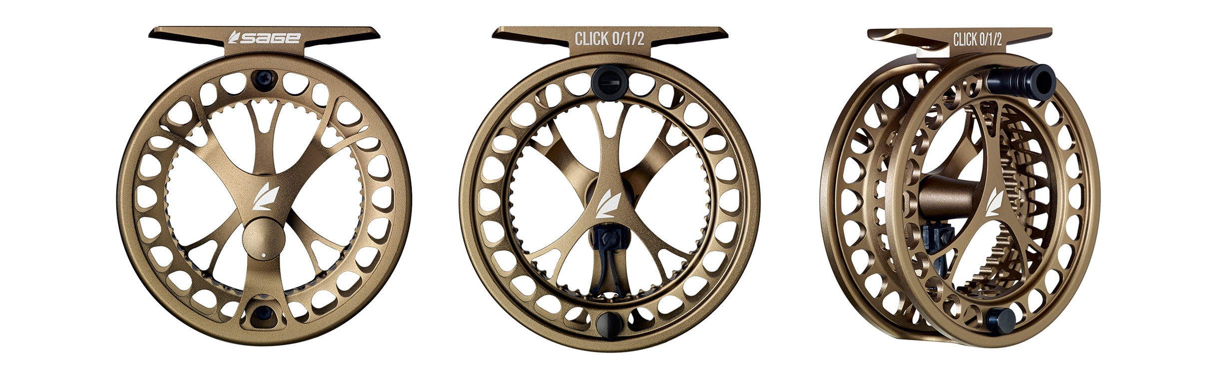  Sage Fly Fishing - Click 0/1/2 (0-2 WT) Reel - Champagne :  Sports & Outdoors