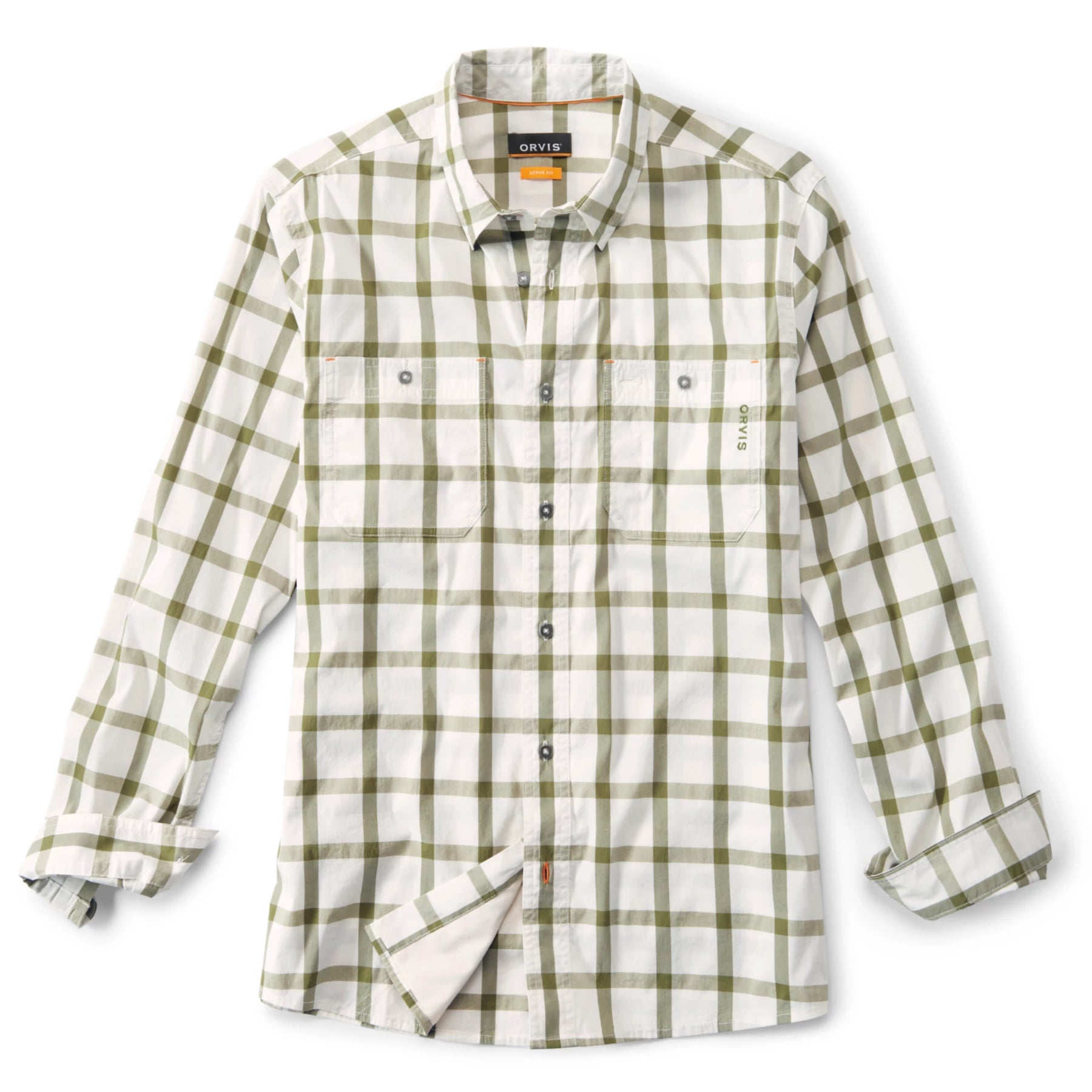 Orvis River Guide Long Sleeve Shirt in Loden Green - Save!