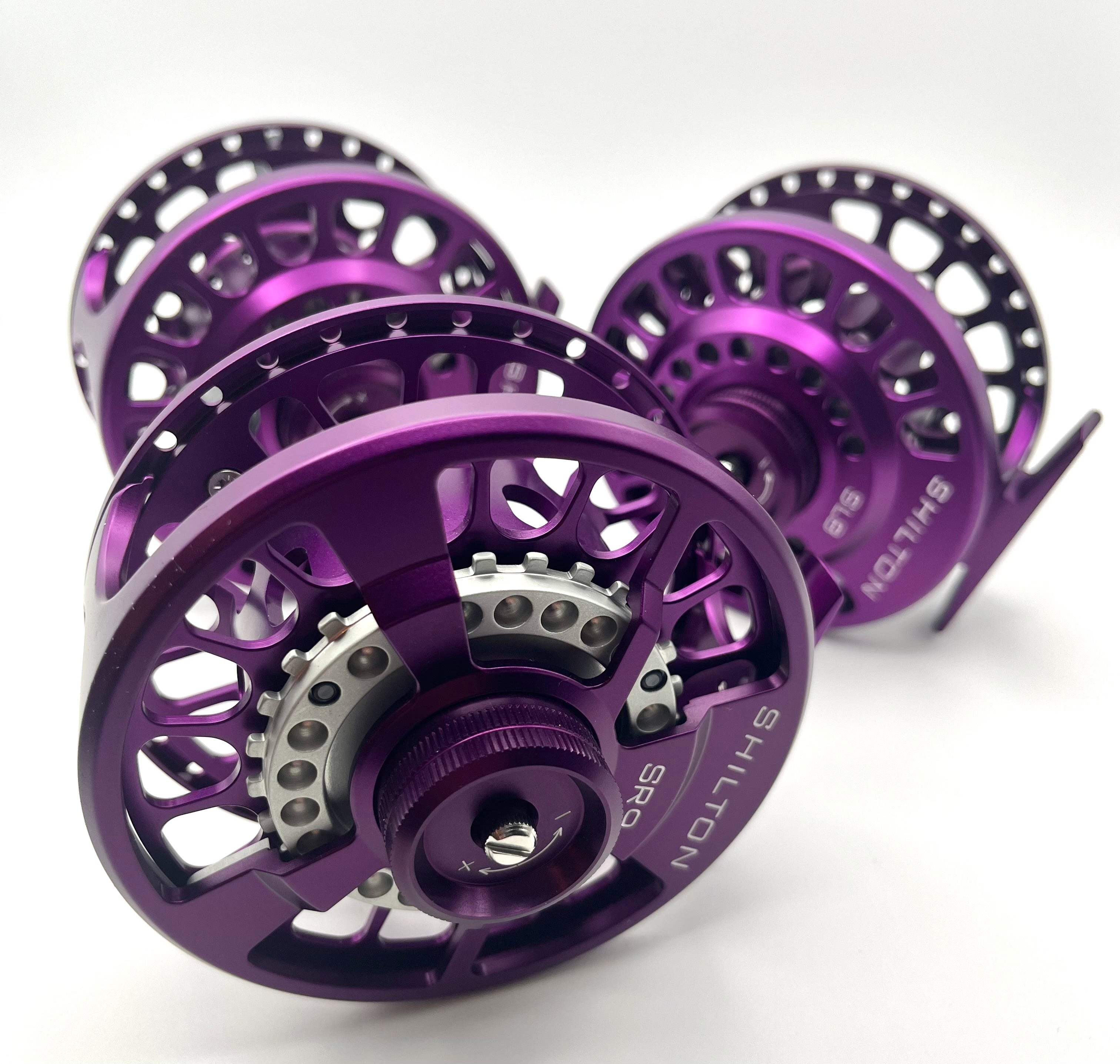 royal purple in shimano reels Shilton SR9 Purple Reels (8-9wt)
