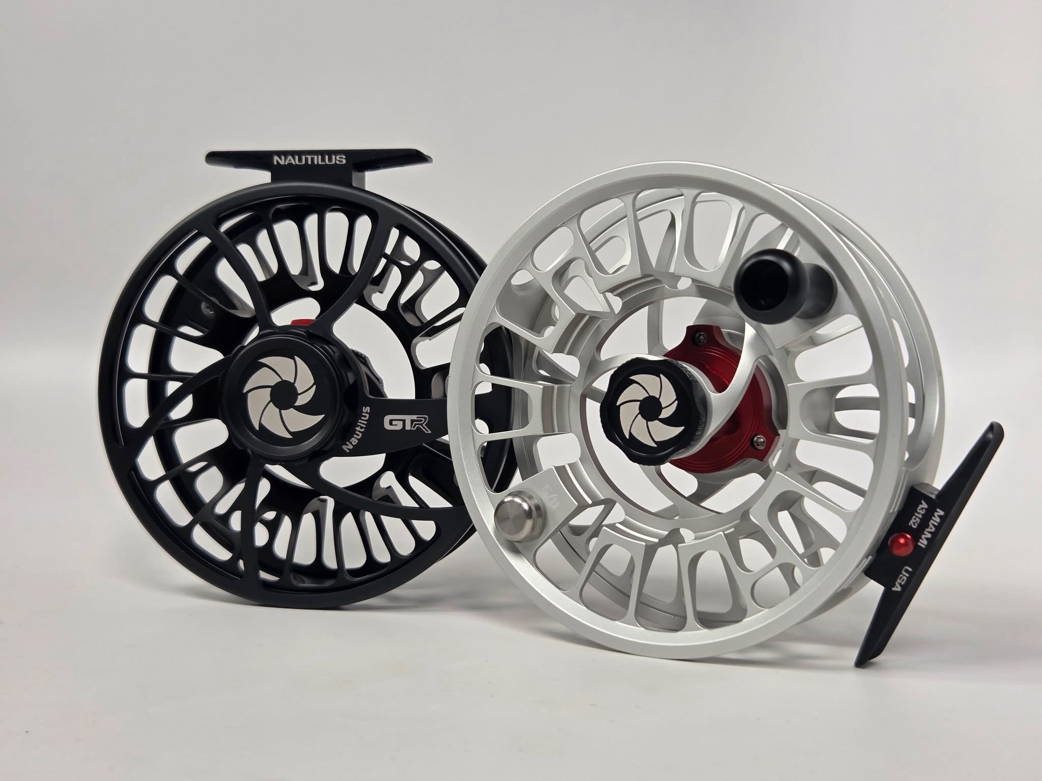 Nautilus GTR 8/9 Fly Reels in Silver for Saltwater